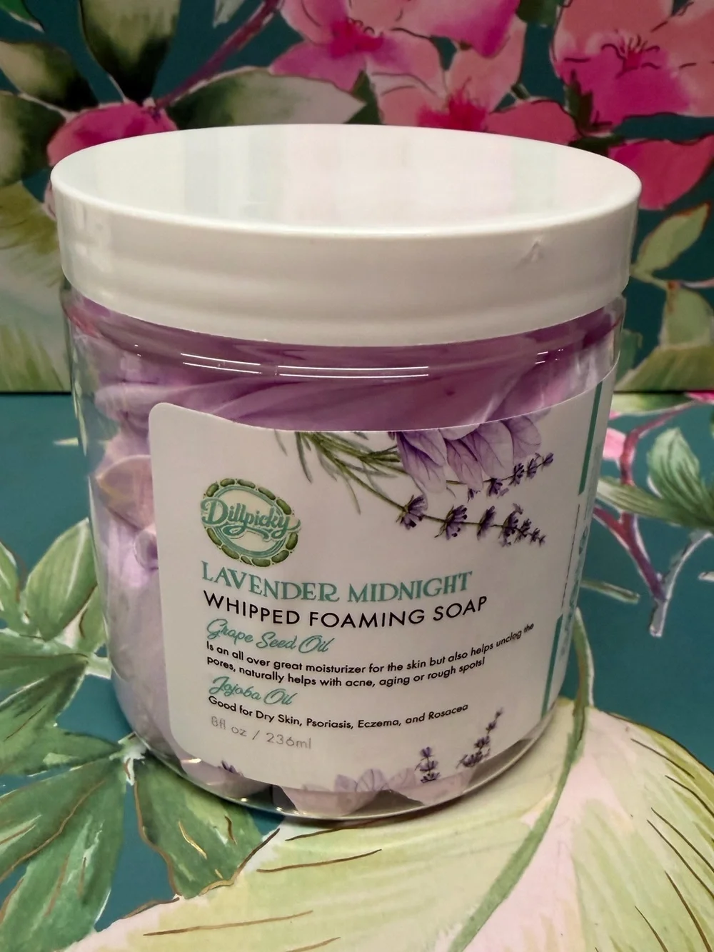Aminnah x DillPicky Lavender Midnight Whipped Foaming Soap 8oz NWT
